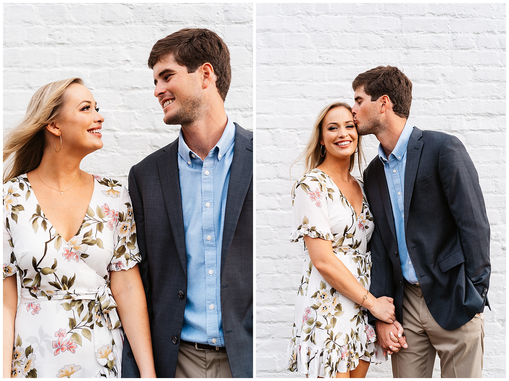 engagement session in downtown pensacola fl